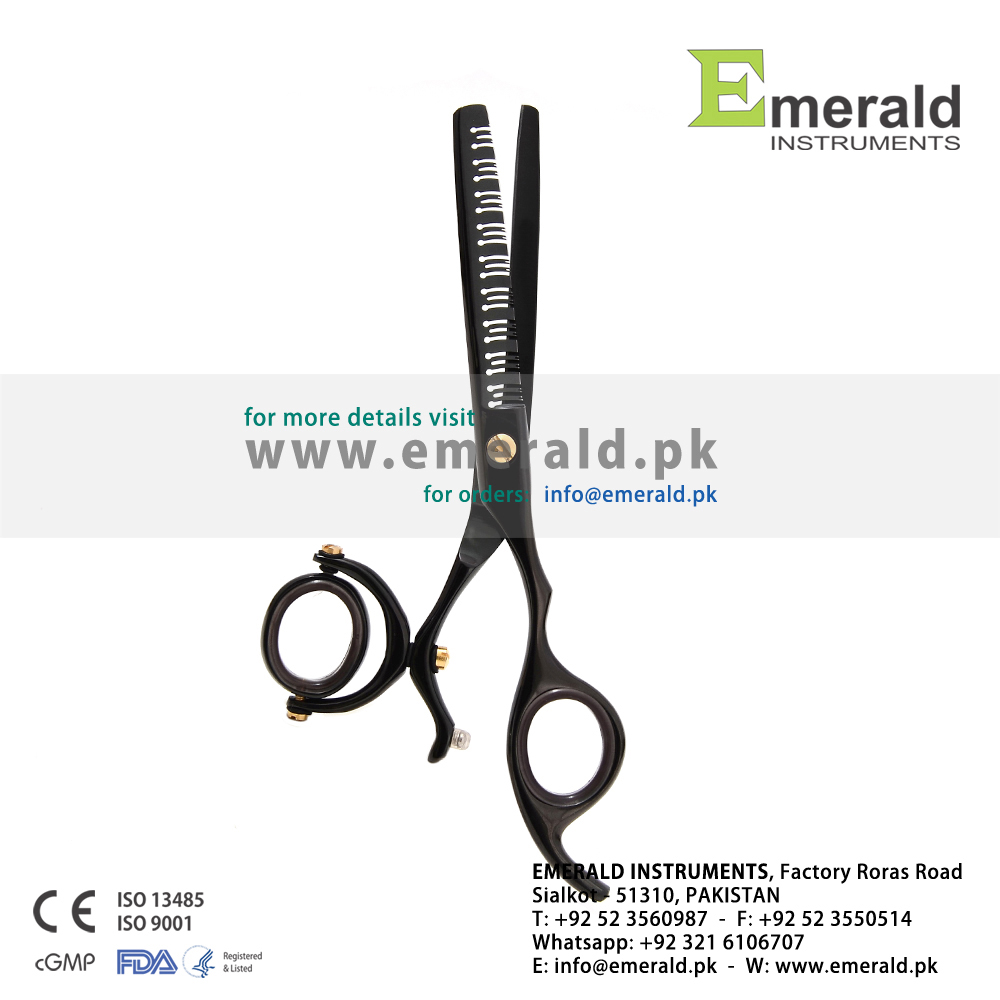 Hairdressing Thinning Scissors Black